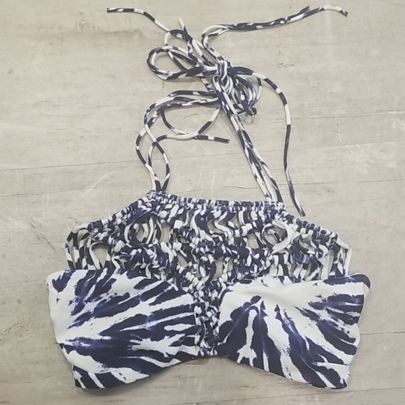 💕MIKOH💕 Waimea Macrame Bikini Wave Coastal Blue - Picture 11 of 16